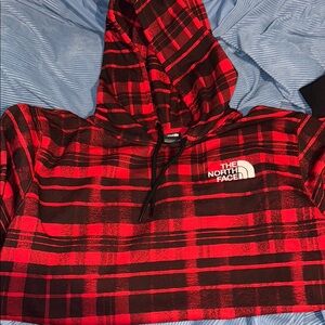 NWOT North Face Red Plaid Hoodie